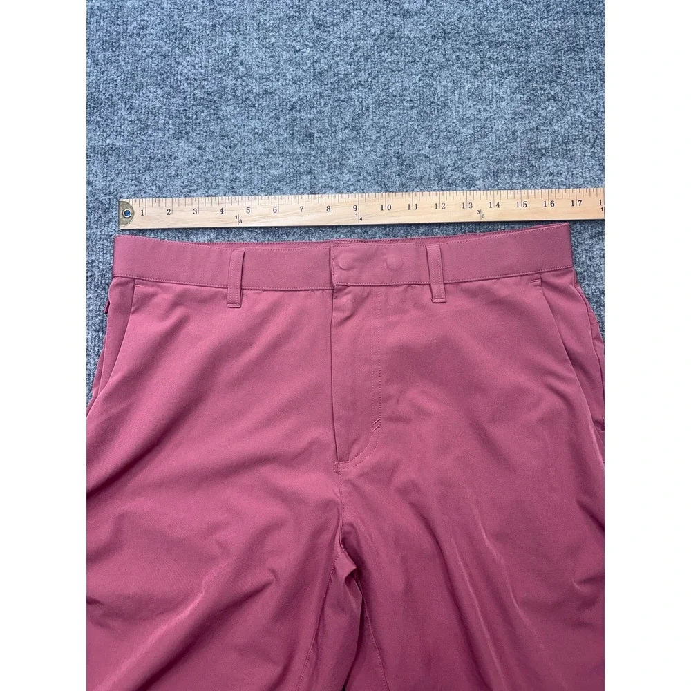 Fabletics Mens One Pant Dusty Rose Mauve Stretch Tapered Chino PT2252183 Size M